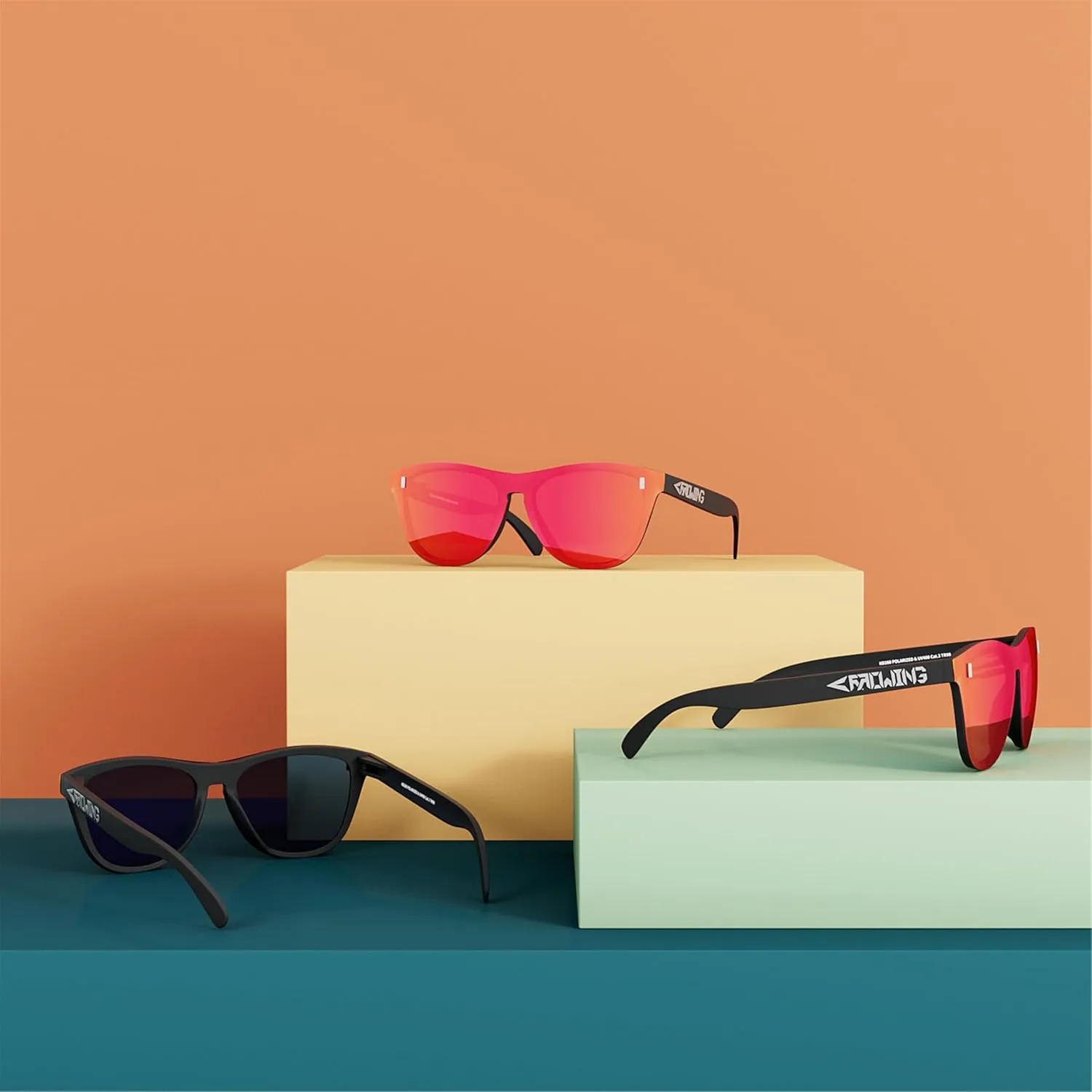 ROCKNIGHT HD Polarized UV400 Protection Anti Glare Sunglasses TR90 Frame Lightweight Beach Driving