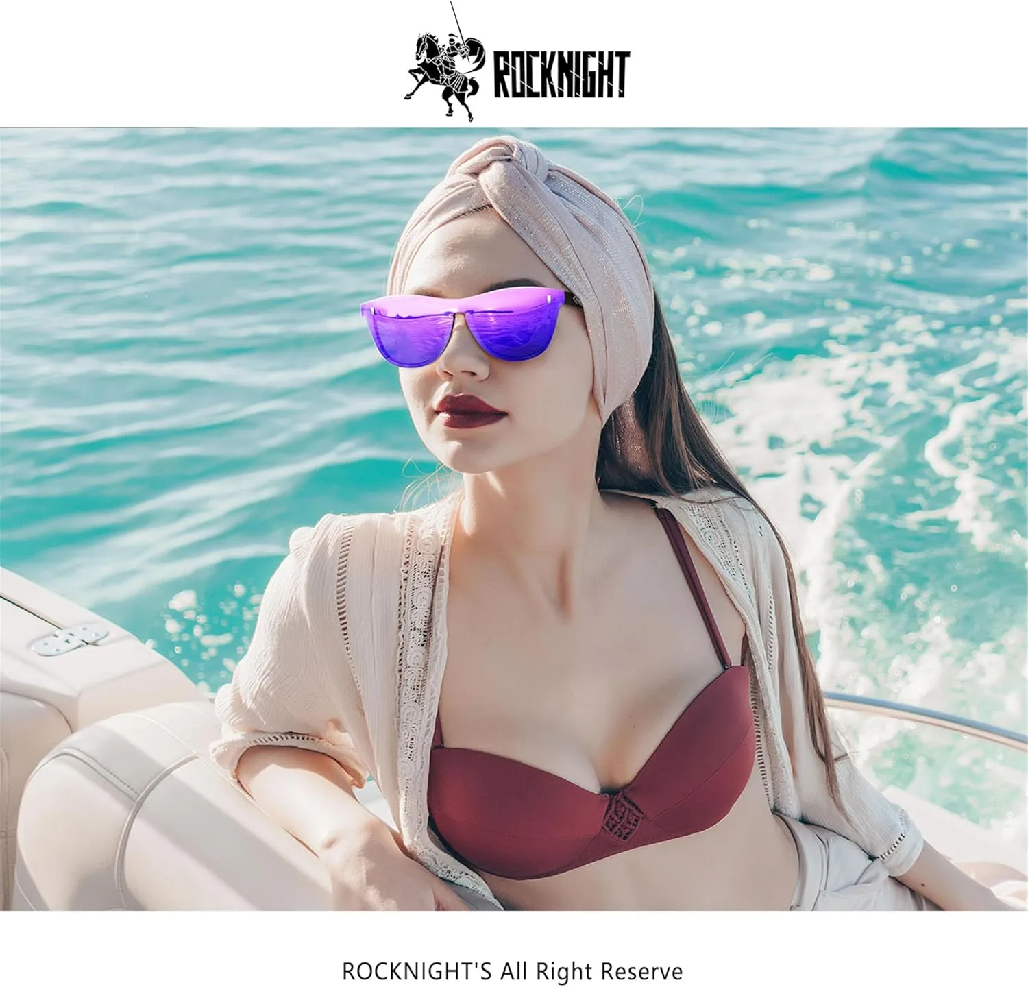 ROCKNIGHT HD Polarized UV400 Protection Anti Glare Sunglasses TR90 Frame Lightweight Beach Driving