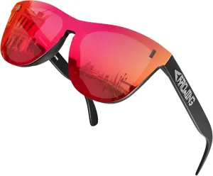 ROCKNIGHT HD Polarized UV400 Protection Anti Glare Sunglasses TR90 Frame Lightweight Beach Driving