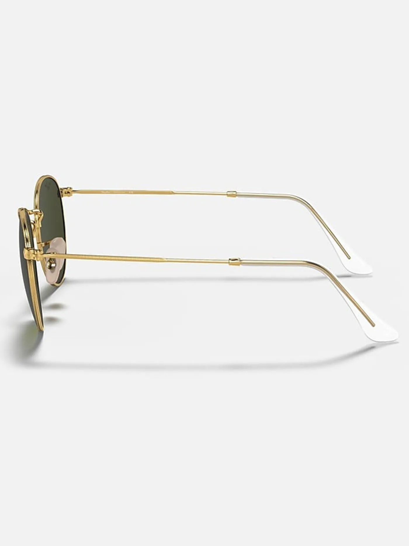 Round Metal Gold/Green Classic G-15 Sunglasses