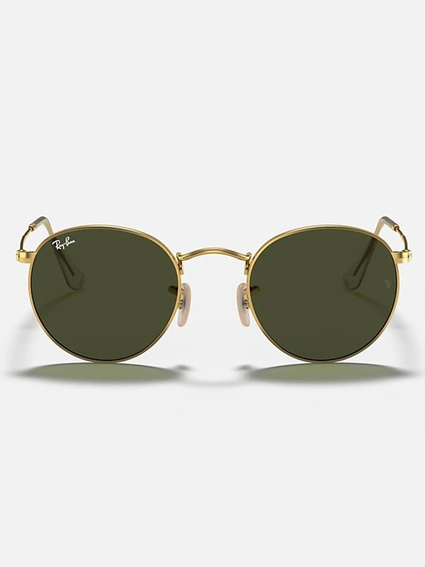Round Metal Gold/Green Classic G-15 Sunglasses