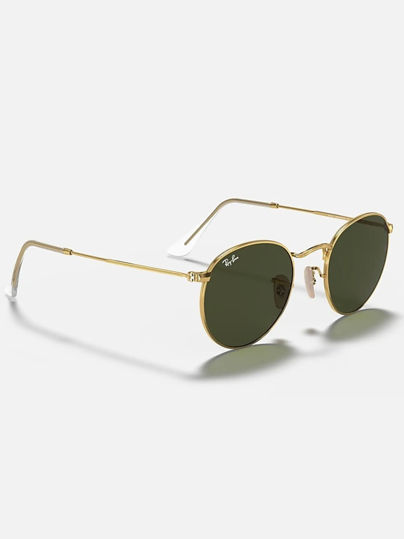 Round Metal Gold/Green Classic G-15 Sunglasses