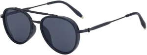 Round Steampunk Sunglasses Men Oval Punk Sun Glasses For Male Vintage Metal Frame Eyewear Shades UV400