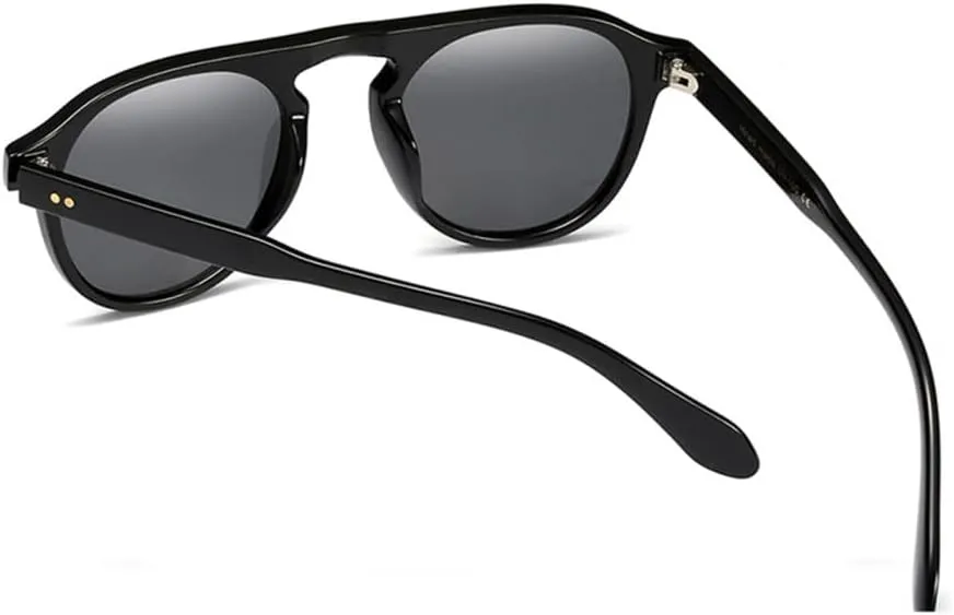 Round Sunglasses Women Men Vintage Circle Eyewear Plastic Sun Glasses Shades