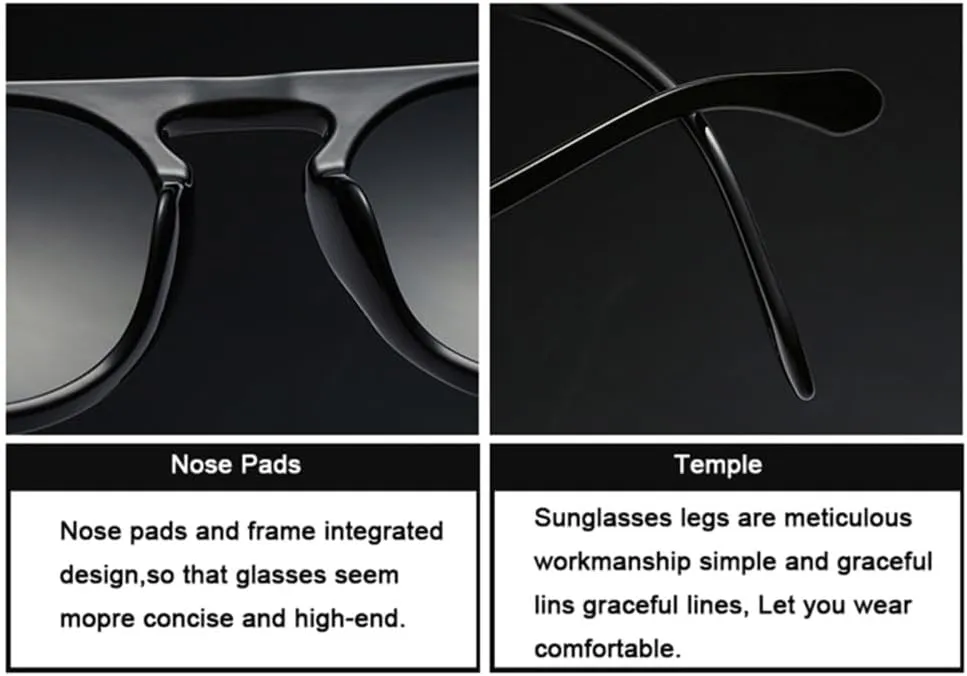 Round Sunglasses Women Men Vintage Circle Eyewear Plastic Sun Glasses Shades