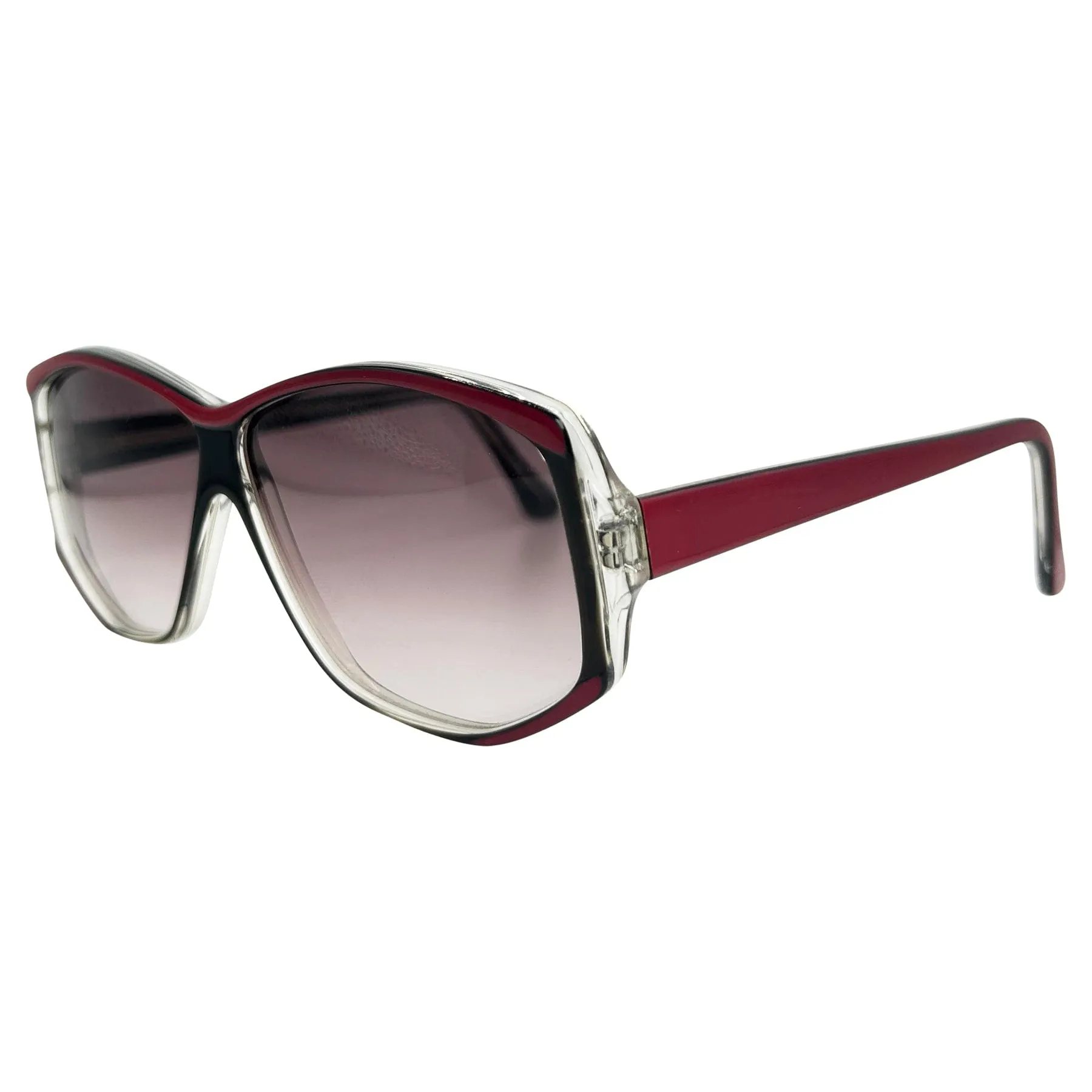SCORE Black/Hot Pink 80s Sunglasses