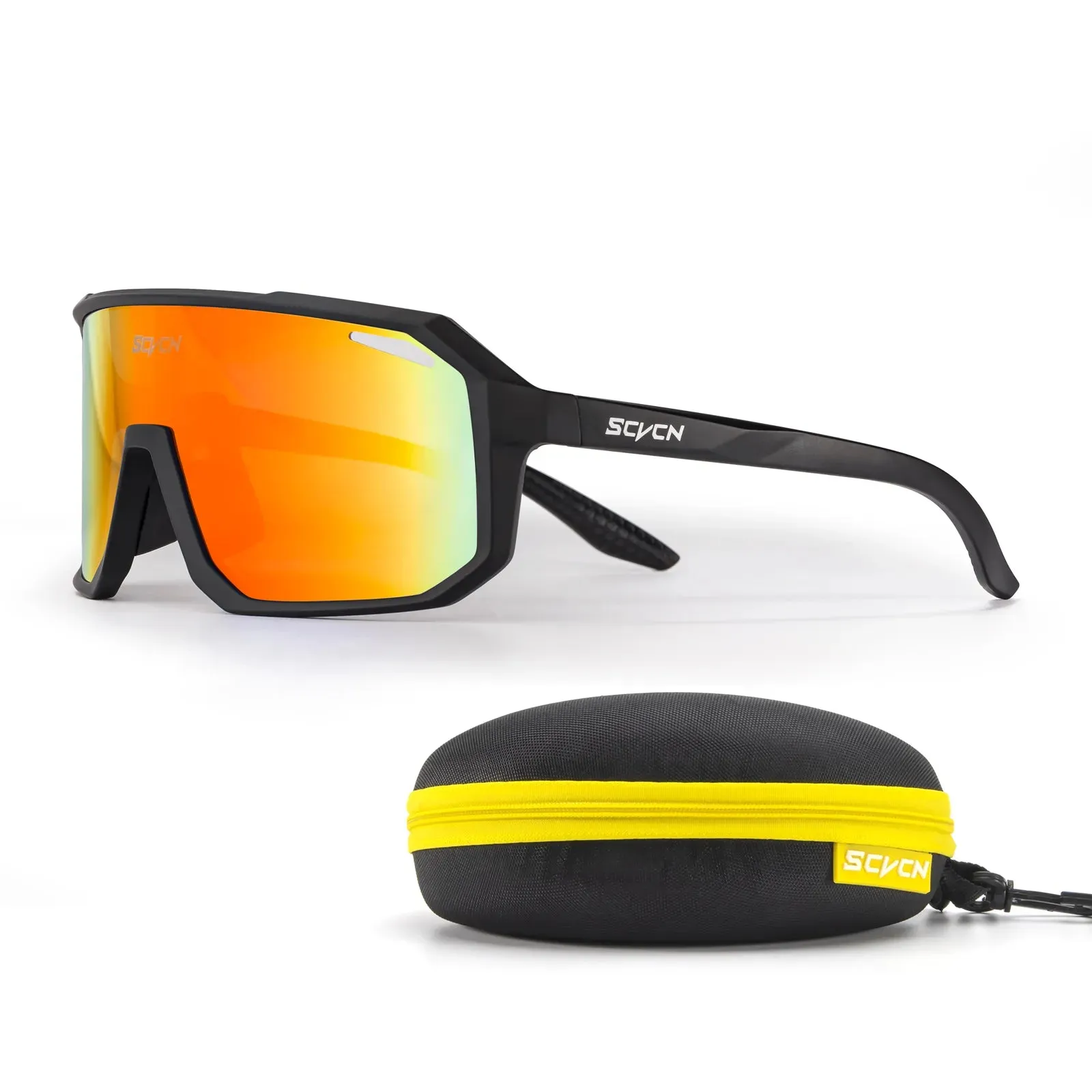 SCVCN Photochromic Cycling Sunglasses for Men Women Outdoor Bike Sports Glasses Road MTB Bicycle Eyewear UV400 Goggles with Case