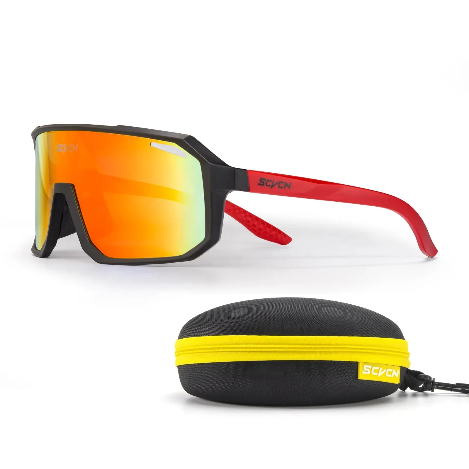 SCVCN Photochromic Cycling Sunglasses for Men Women Outdoor Bike Sports Glasses Road MTB Bicycle Eyewear UV400 Goggles with Case