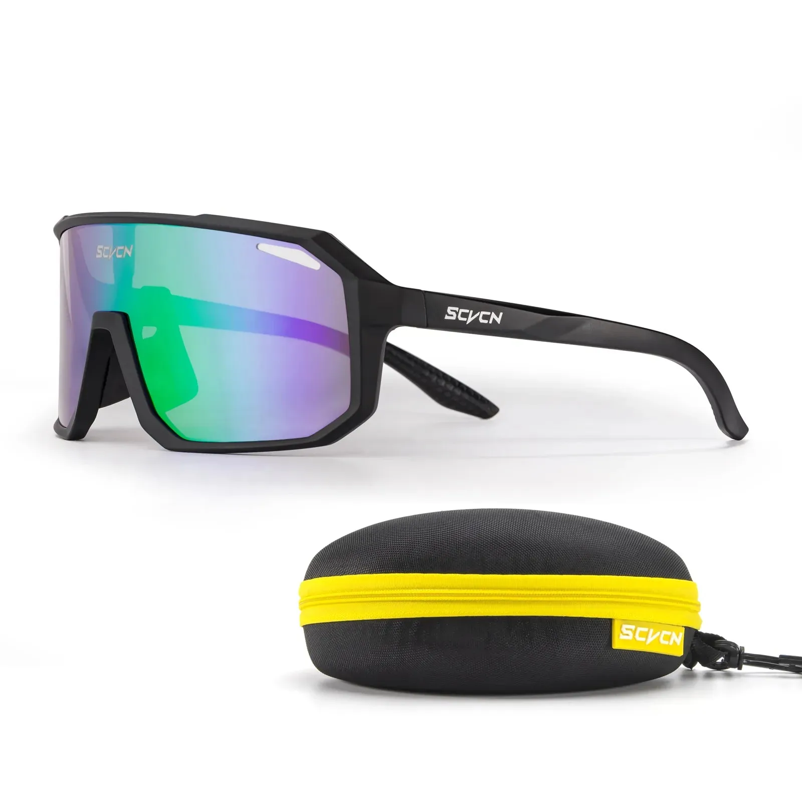 SCVCN Photochromic Cycling Sunglasses for Men Women Outdoor Bike Sports Glasses Road MTB Bicycle Eyewear UV400 Goggles with Case