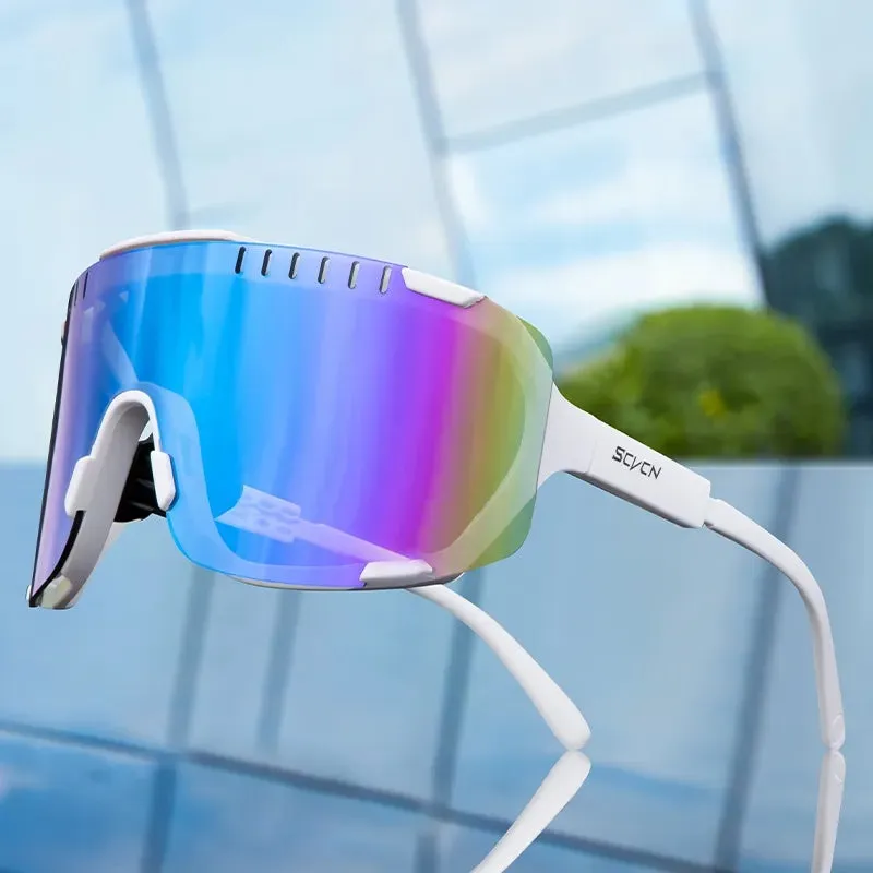 SCVCN Photochromic Sunglasses for Men Cycling Glasses Mountain Bike Road Bicycle Eyewear Pock Cycle Goggles UV400 MTB Biking