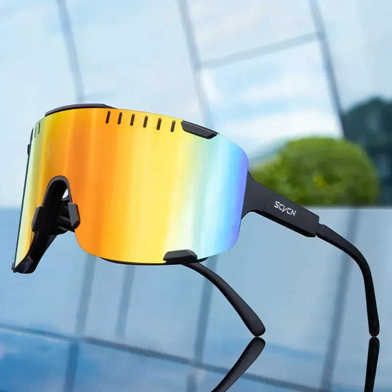 SCVCN Photochromic Sunglasses for Men Cycling Glasses Mountain Bike Road Bicycle Eyewear Pock Cycle Goggles UV400 MTB Biking