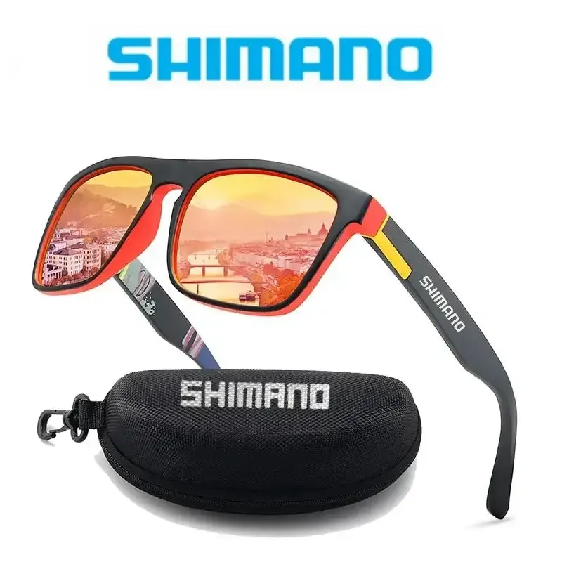 Shimano Polarized UV400 Protection Fishing  Sunglasses With Case