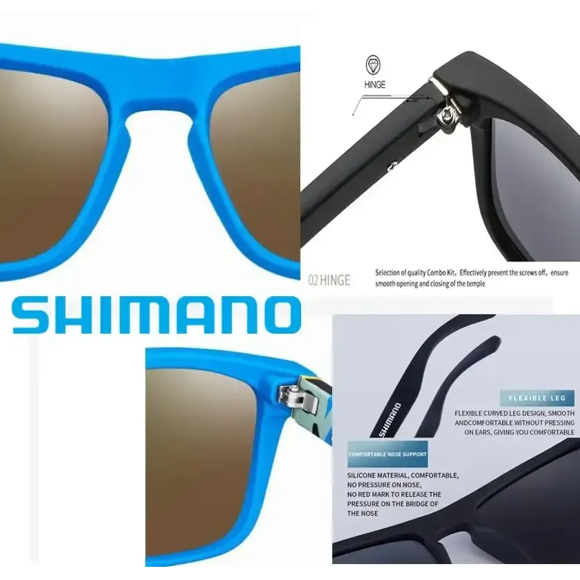 Shimano Polarized UV400 Protection Fishing  Sunglasses With Case
