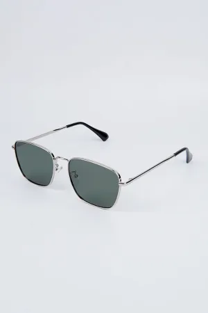 Simon Square Sunglasses - Green