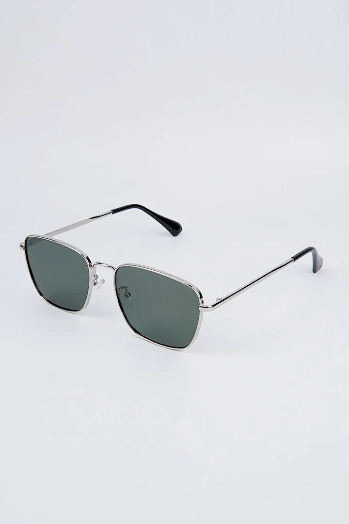 Simon Square Sunglasses - Green