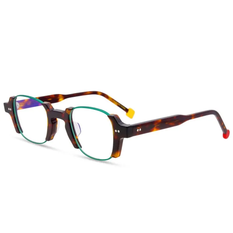 Sinjin Round Acetate Personalized Eyeglasses Frames