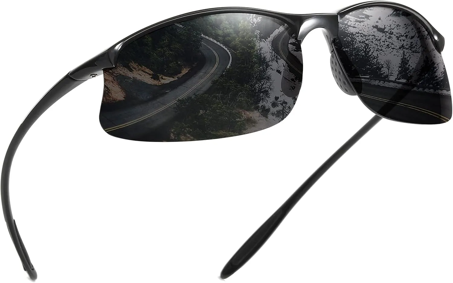 SKYWAY Polarized Sports Sunglasses for Men Women,TR90 Unbreakable Frame for Running Fishing Baseball Driving SS8011