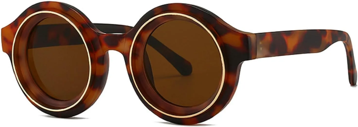 Small Frame Round punk Sunglasses Men 2024 Luxury Y2k Punk Sun Glasses For Male Shades Vintage Eyewear UV400 Y05