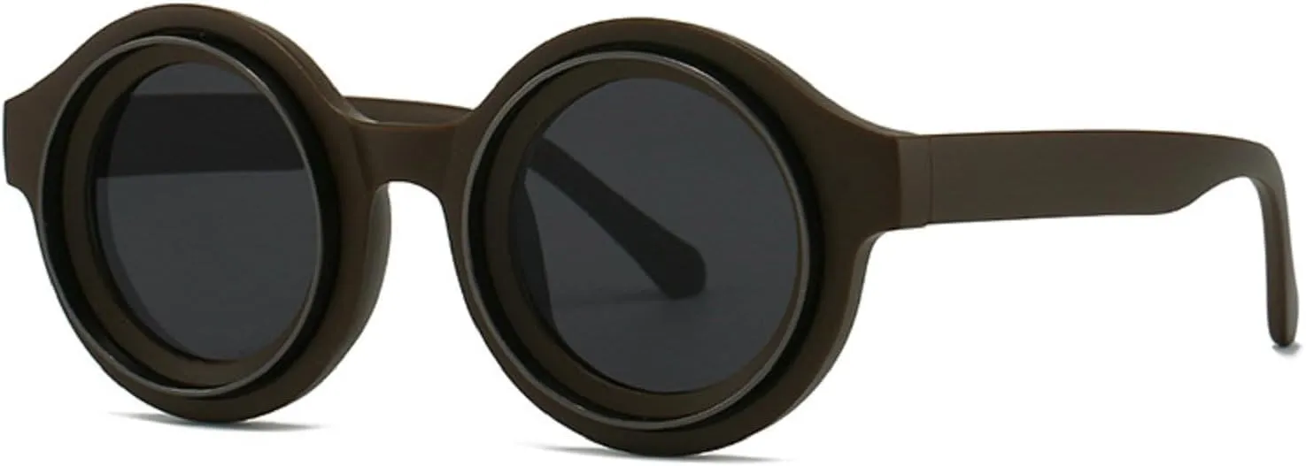 Small Frame Round punk Sunglasses Men 2024 Luxury Y2k Punk Sun Glasses For Male Shades Vintage Eyewear UV400 Y05