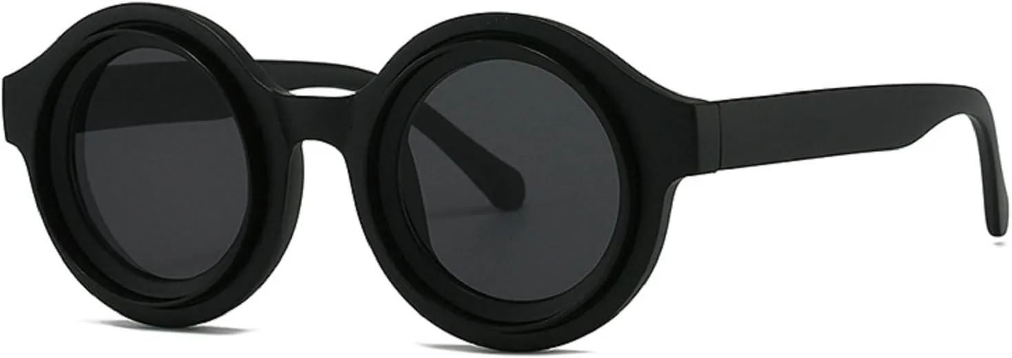 Small Frame Round punk Sunglasses Men 2024 Luxury Y2k Punk Sun Glasses For Male Shades Vintage Eyewear UV400 Y05
