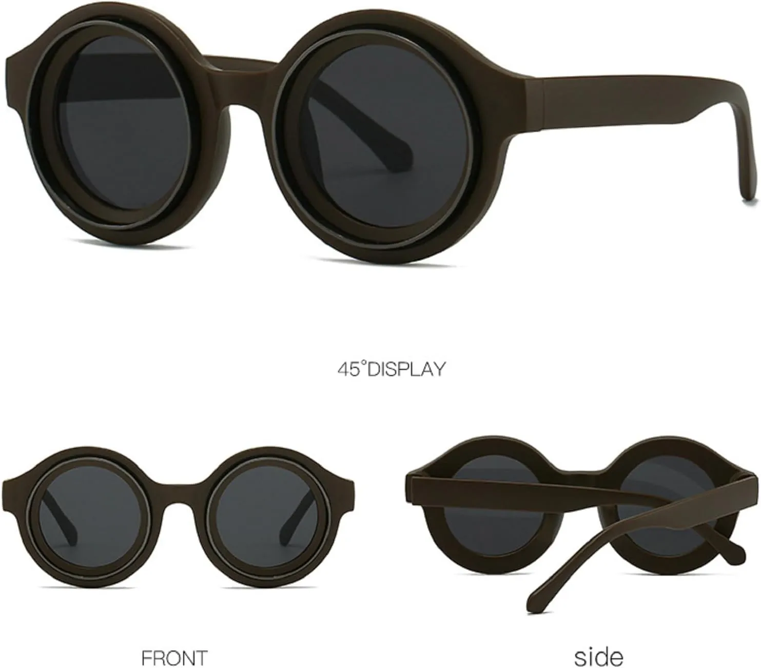 Small Frame Round punk Sunglasses Men 2024 Luxury Y2k Punk Sun Glasses For Male Shades Vintage Eyewear UV400 Y05