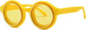 Small Frame Round punk Sunglasses Men 2024 Luxury Y2k Punk Sun Glasses For Male Shades Vintage Eyewear UV400 Y05