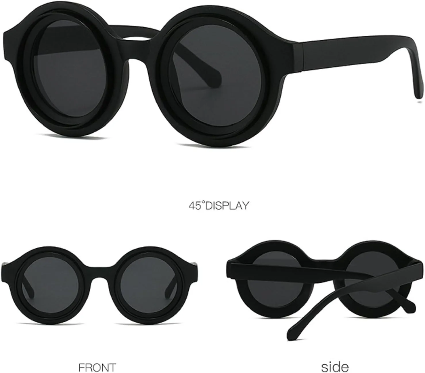 Small Frame Round punk Sunglasses Men 2024 Luxury Y2k Punk Sun Glasses For Male Shades Vintage Eyewear UV400 Y05