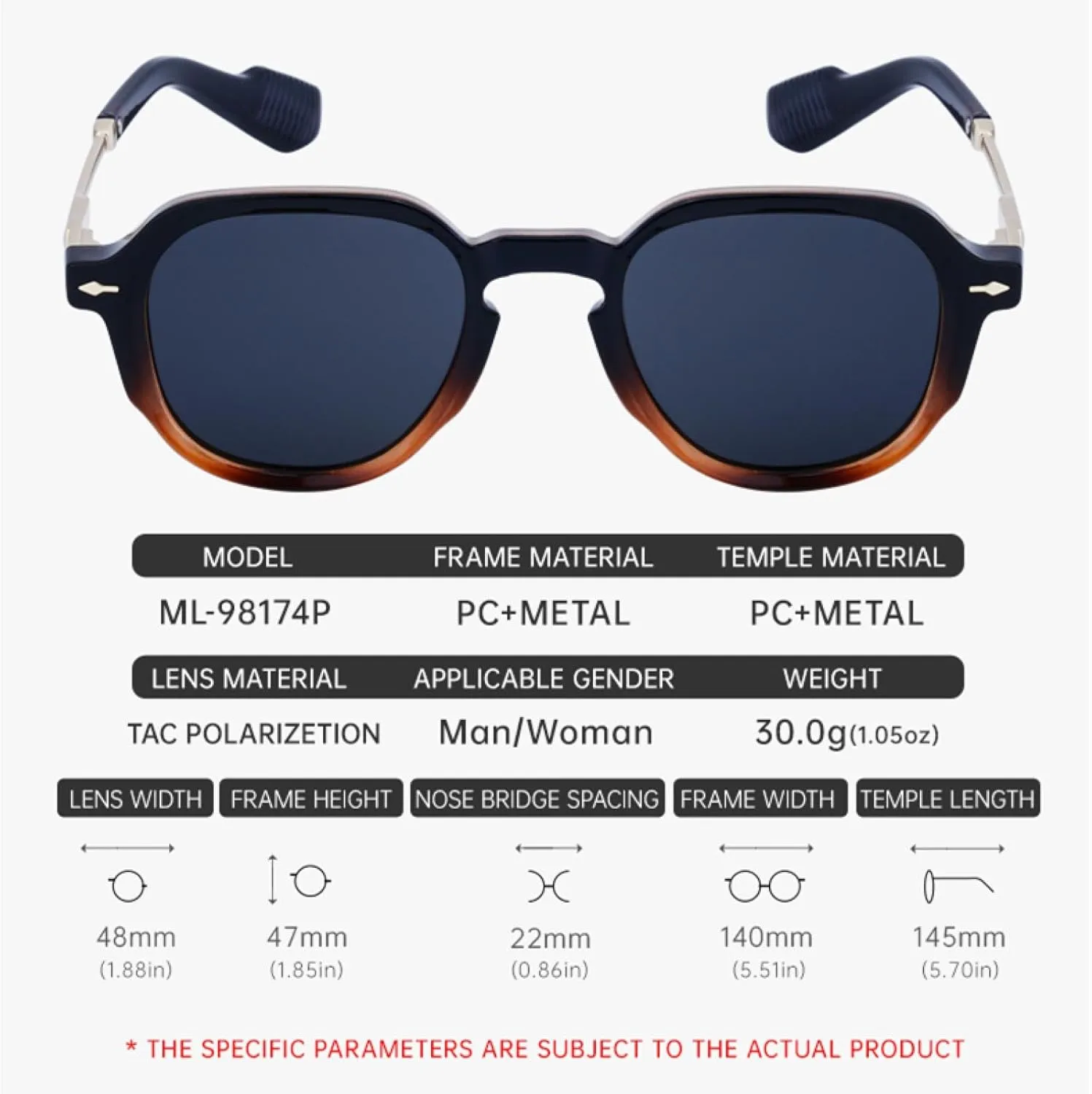 Small Frame Round Sunglasses for Women Men Luxury Classic Vintage Trendy