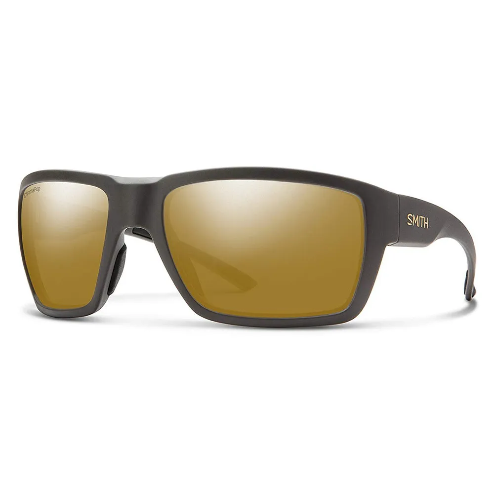 Smith High-Water Men's Matte Gravy Frame Bronze Mirror ChromaPop PLUS Polarized Lens Wrap Sunglasses - 201275FRE64QE
