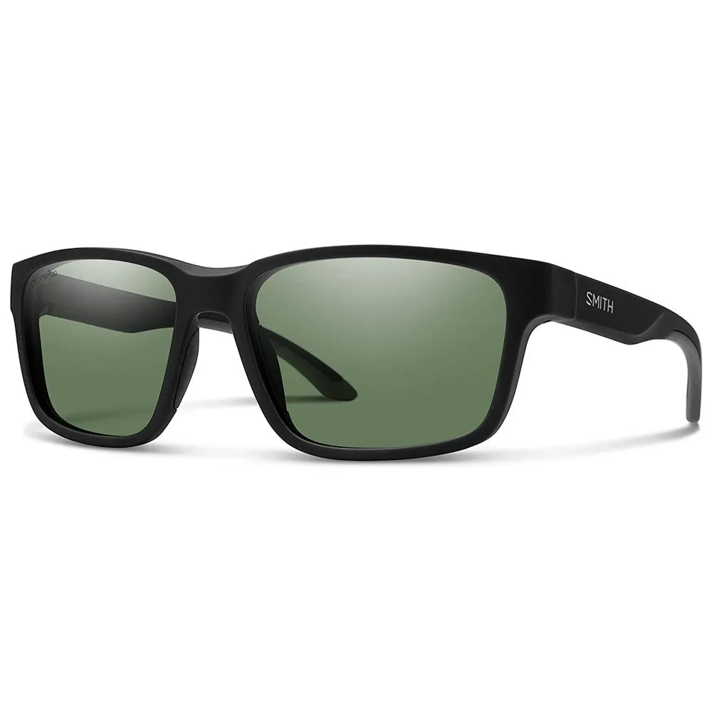 Smith Mens Basecamp Matte Black Frame Gray Green Polarized Lens Sunglasses - 20192900359L7