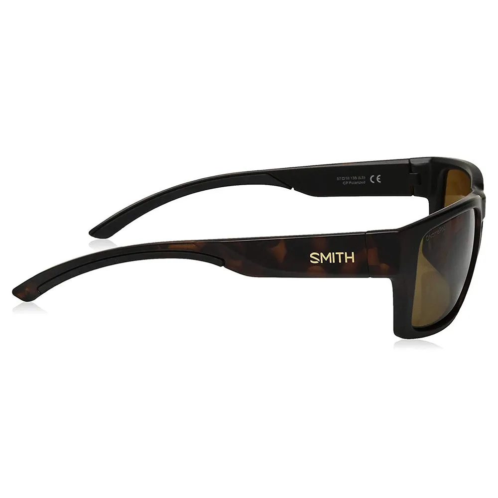 Smith Outlier 2 Unisex Matte Black Frame Brown Lens Rectangular Sunglasses - OU2CPBRMT