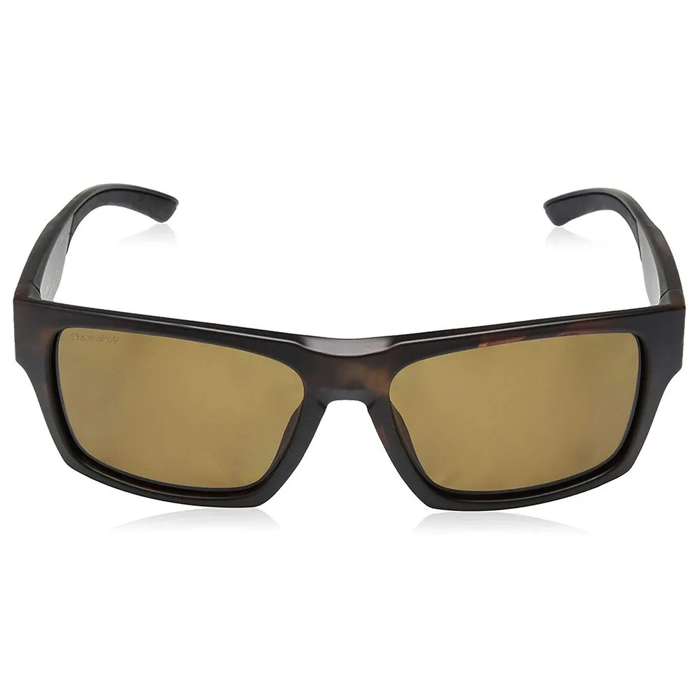 Smith Outlier 2 Unisex Matte Black Frame Brown Lens Rectangular Sunglasses - OU2CPBRMT
