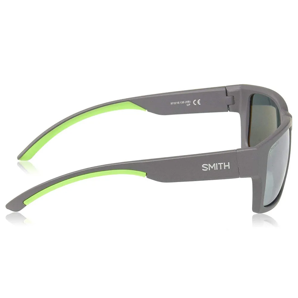 Smith Outlier 2 Unisex Matte Cement Frame Platinum Lens Rectangular Sunglasses - OU2CMGYMMCT
