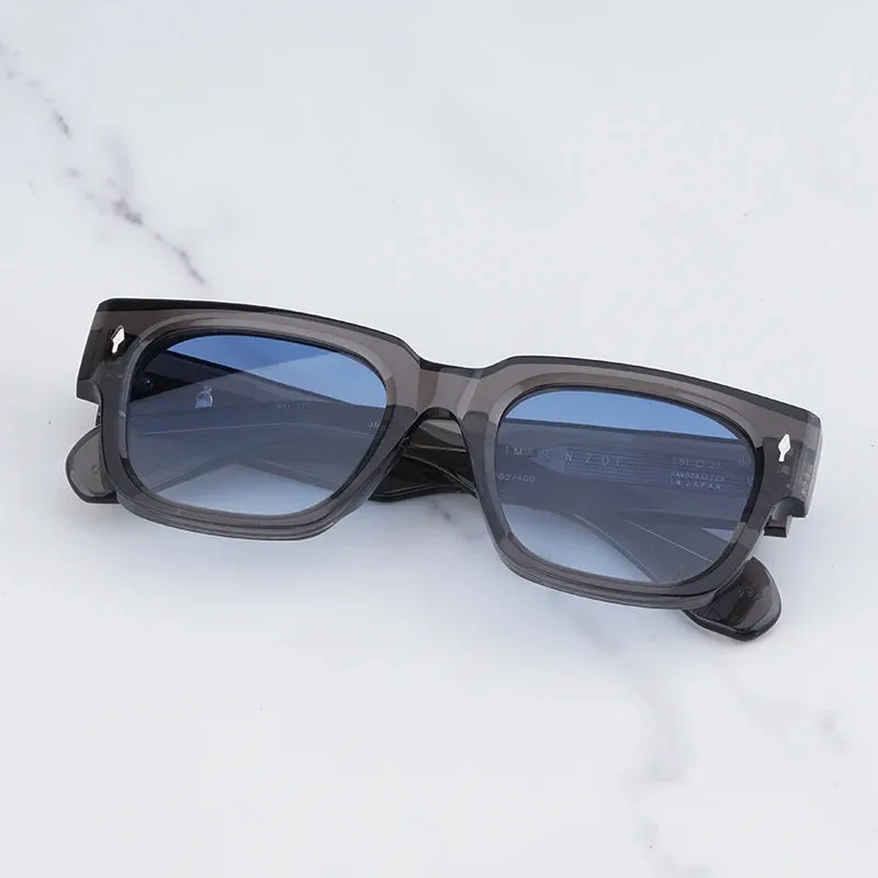 Sophistication Redefined: Enzo Square Black Sunglasses – Limited Edition Handcrafted Frames for Men and Women
