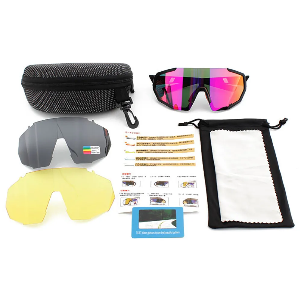 Sports Sunglasses Cycling Glasses Polarized Mountain Bike Adults and Youth Baseball Fishing Ski Running MTB Bicycle Golf
