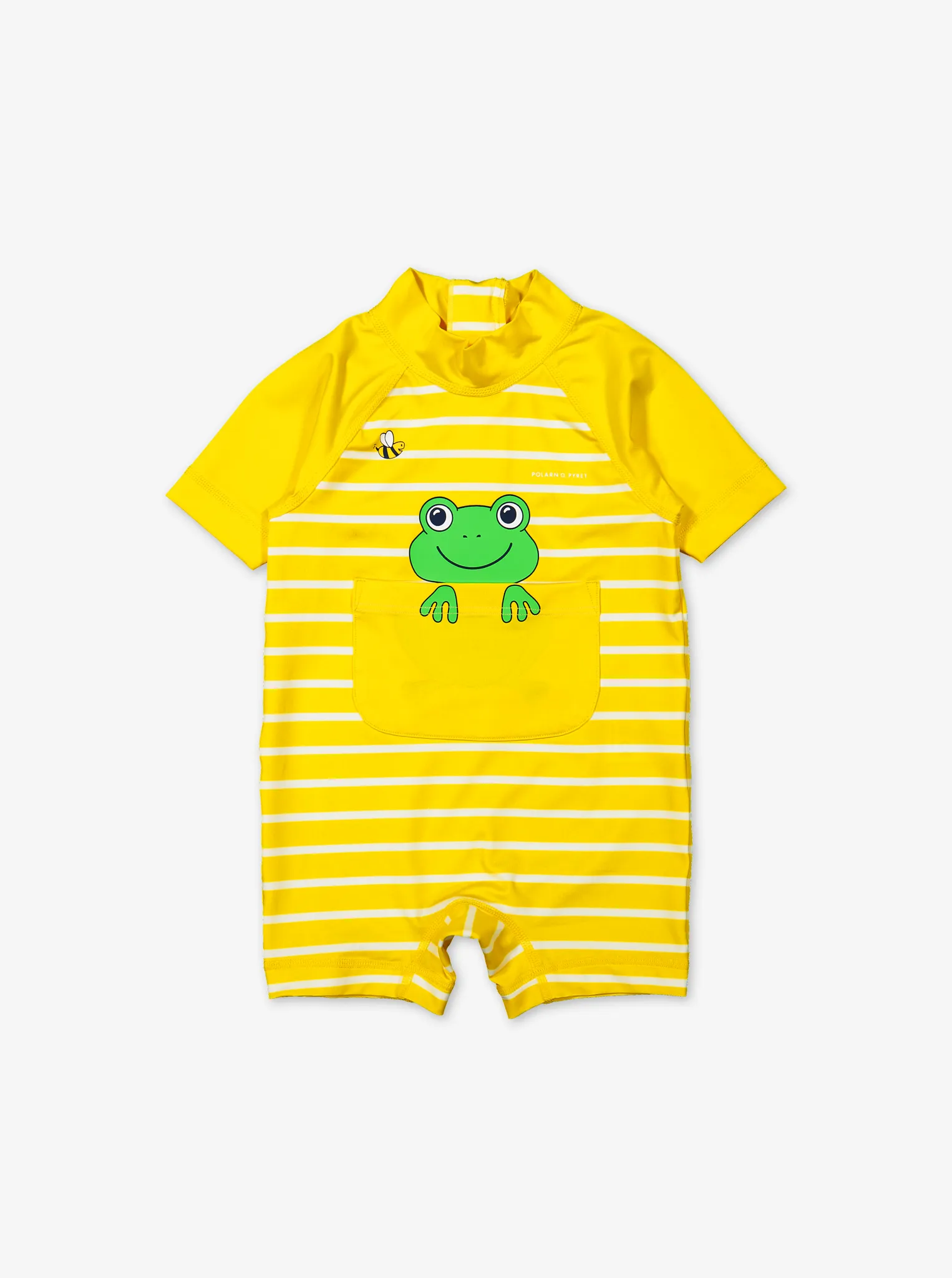 Stripe UV swimsuit