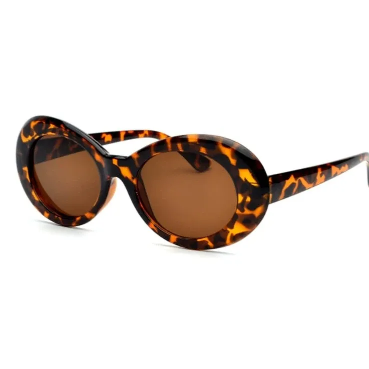 Sun Glasses Retro Oval Sunglasses