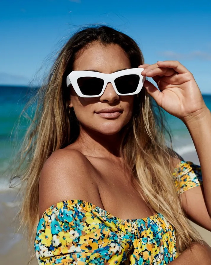 Sunglasses Bella Wht/Smoke