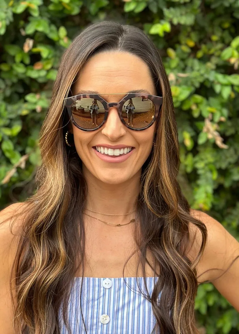 Sunglasses- Collins Tortise/Gold (58-3)