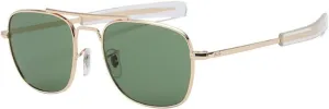 Sunglasses Fashion Aviation Sunglasses Men Brand Designer Sun Glasses For Men American Army Optical Glass Lens Green