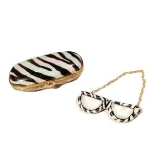 Sunglasses In Case: Zebra