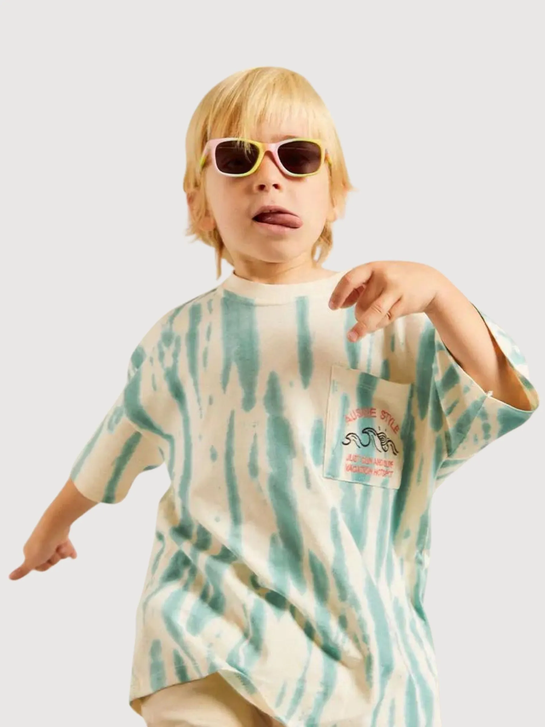 Sunglasses Kid Delfin Recycled Rubber Pink 3-5 years | Parafina