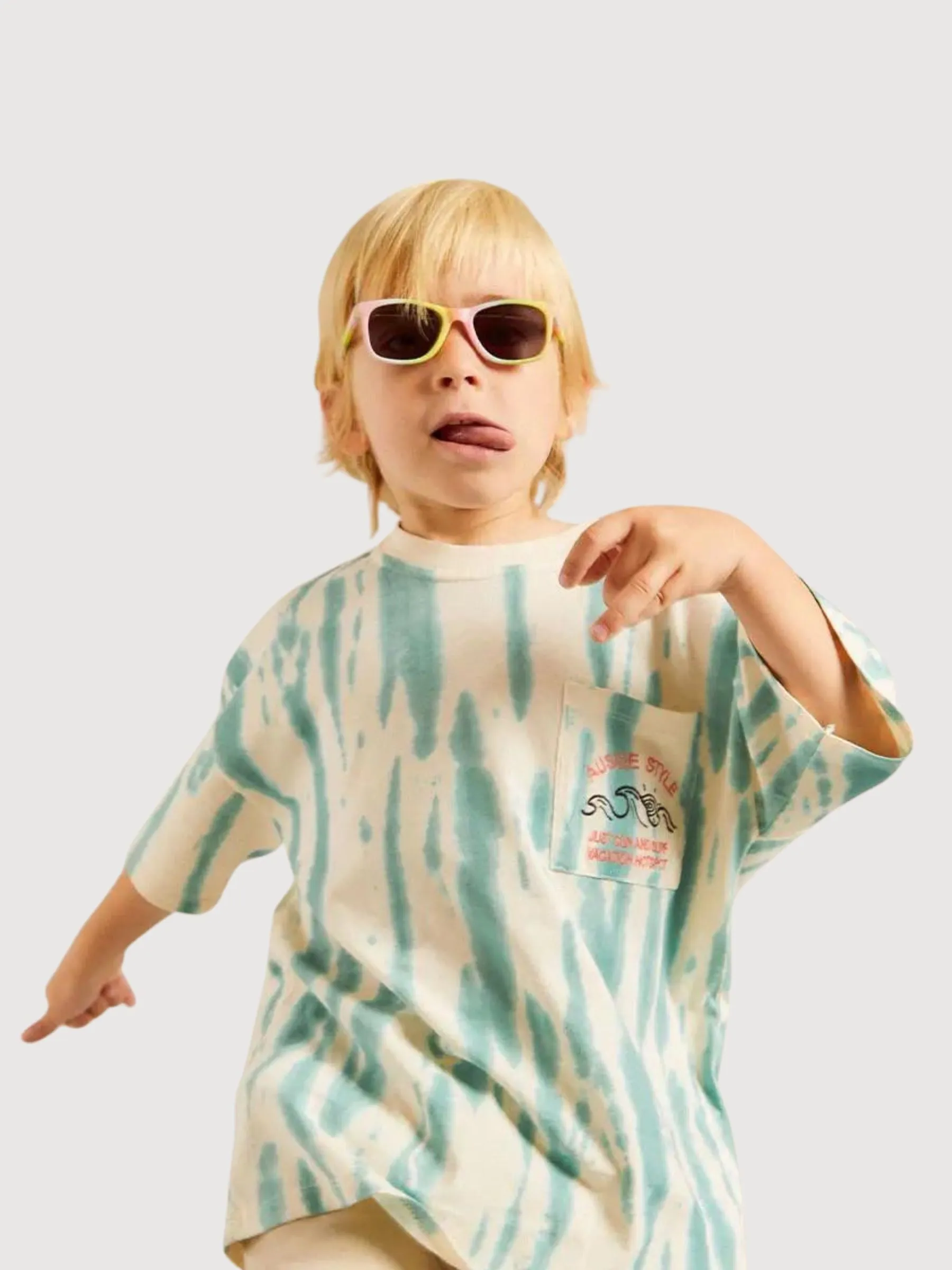 Sunglasses Kid Delfin Recycled Rubber Rainbow 3-5 years | Parafina