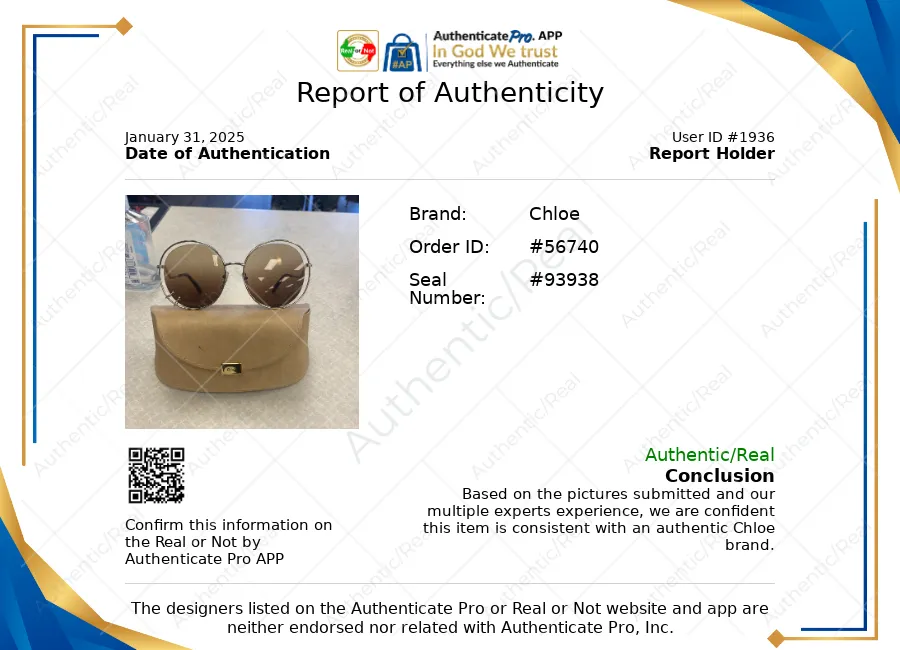 Sunglasses Luxury Designer By Chloe