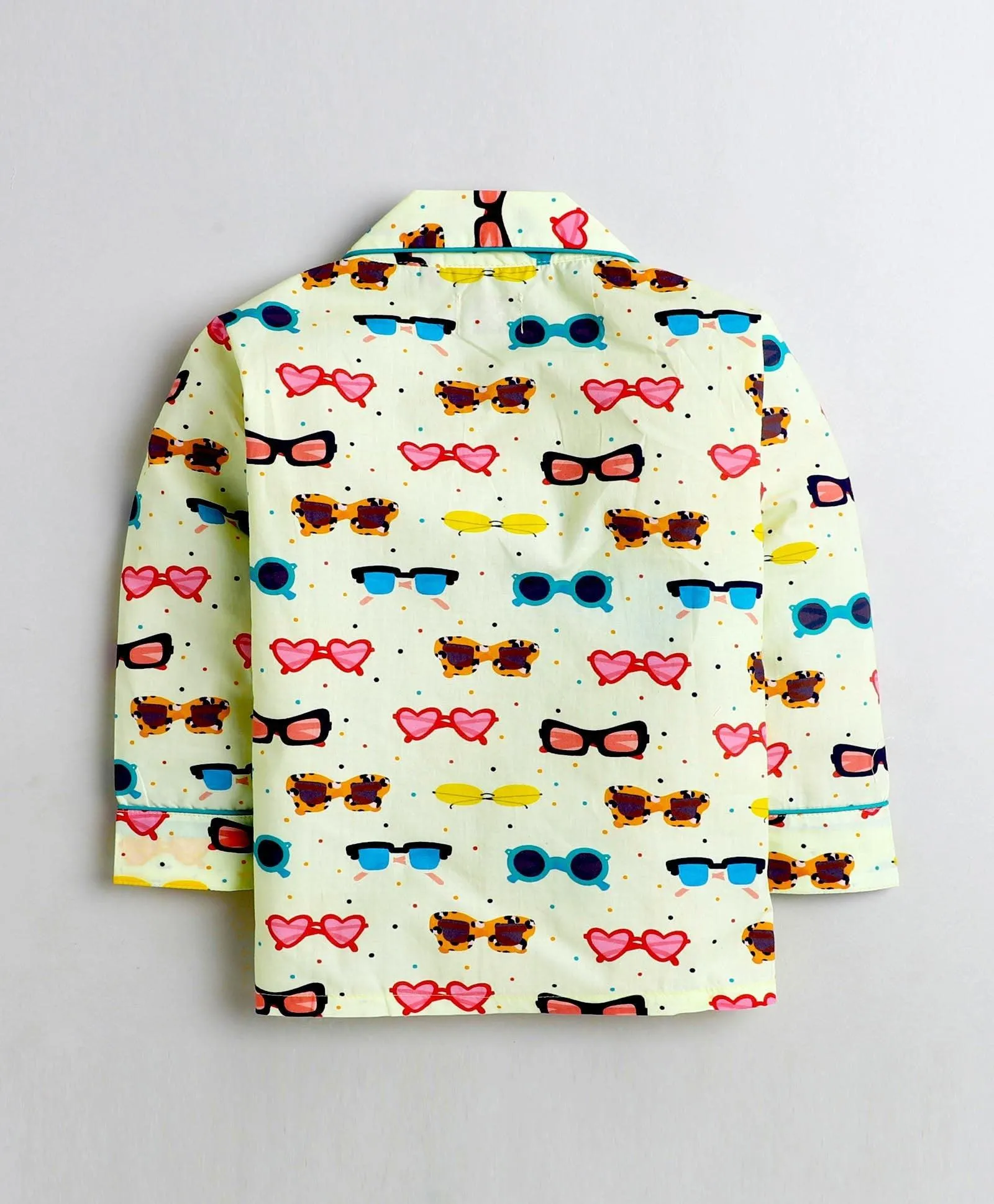 Sunglasses Printed Night Suit Set