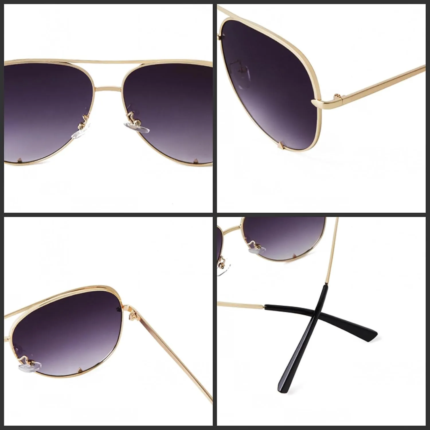 Sunglasses Vintage Women Shades Men Frame Sunglasses Uv400