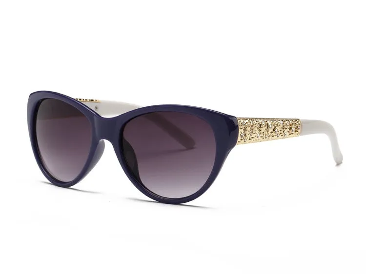 Sunglasses Women Cat Eye Acetate Frame Oval Lens Shades Classic Sun Glasses Original Brand Designer UV400