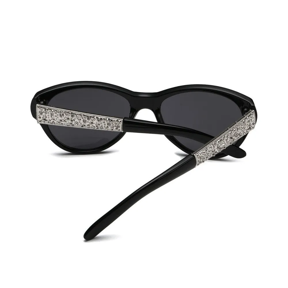 Sunglasses Women Cat Eye Acetate Frame Oval Lens Shades Classic Sun Glasses Original Brand Designer UV400