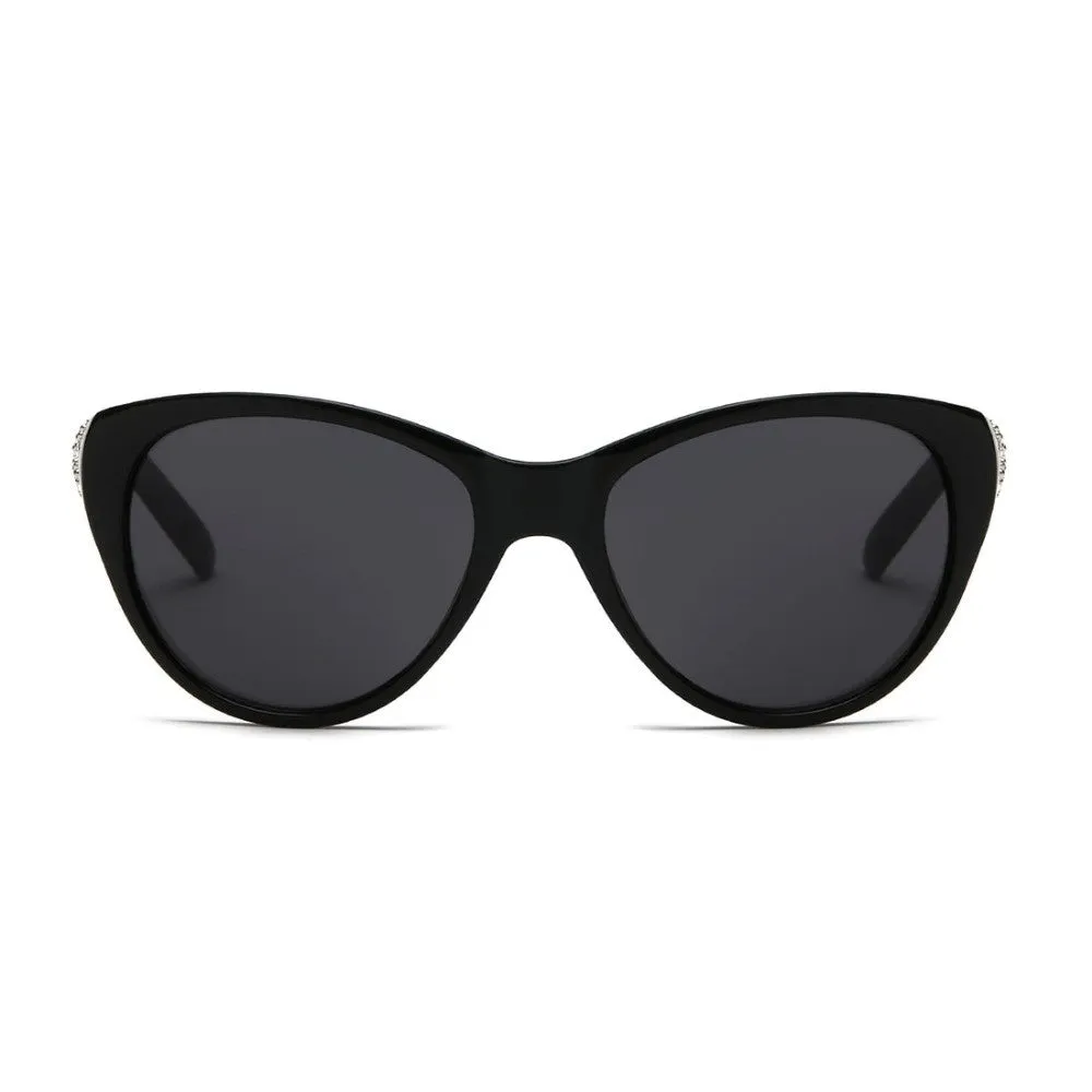 Sunglasses Women Cat Eye Acetate Frame Oval Lens Shades Classic Sun Glasses Original Brand Designer UV400