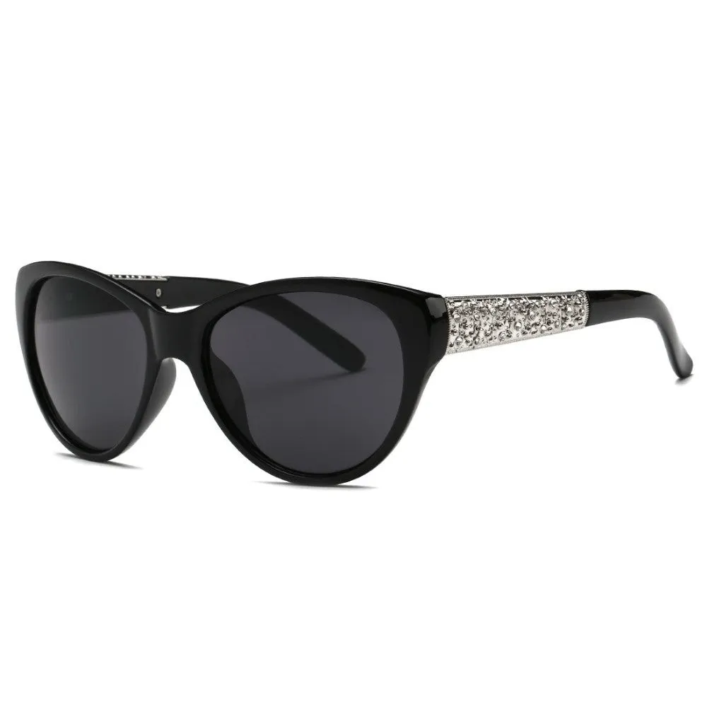 Sunglasses Women Cat Eye Acetate Frame Oval Lens Shades Classic Sun Glasses Original Brand Designer UV400